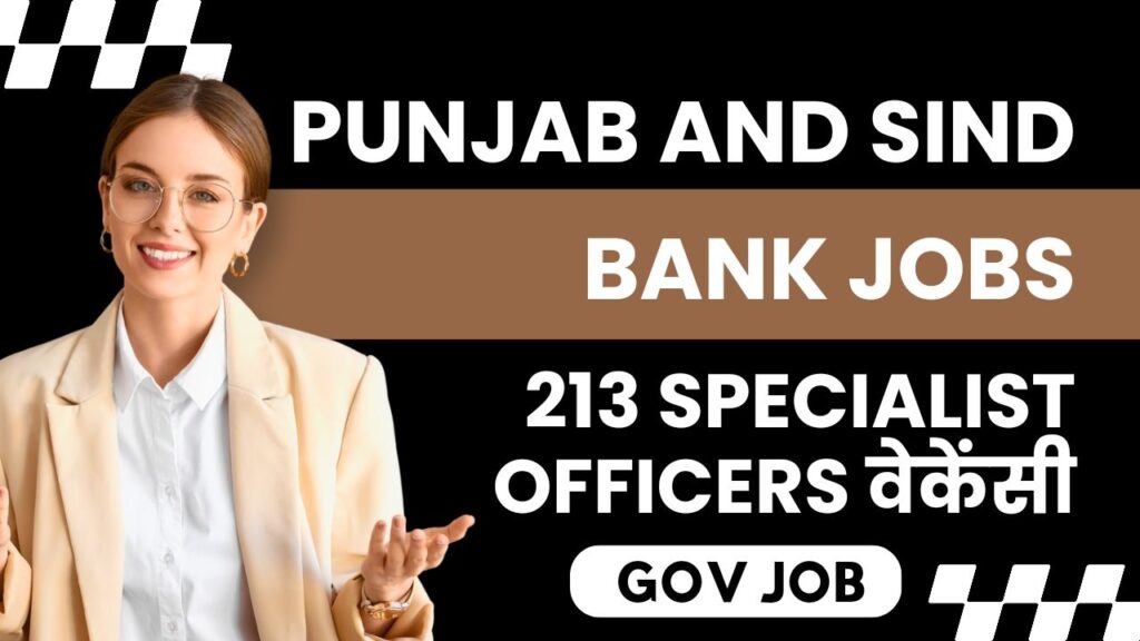 Punjab and Sind Bank Jobs